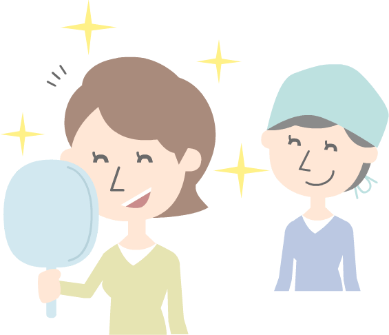 上部構造(被せ物)の型取りと完成